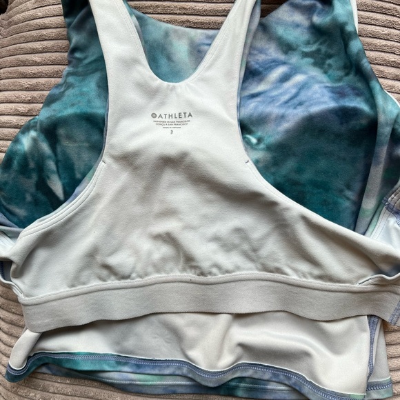 Athleta Conscious Crop Size Small, Blue Tie Dye - Picture 7 of 10